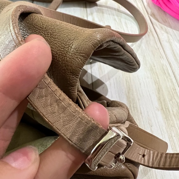 Jimmy Choo Beige Proenza Crossbody Purse Bag & Dust Bag - Picture 12 of 17